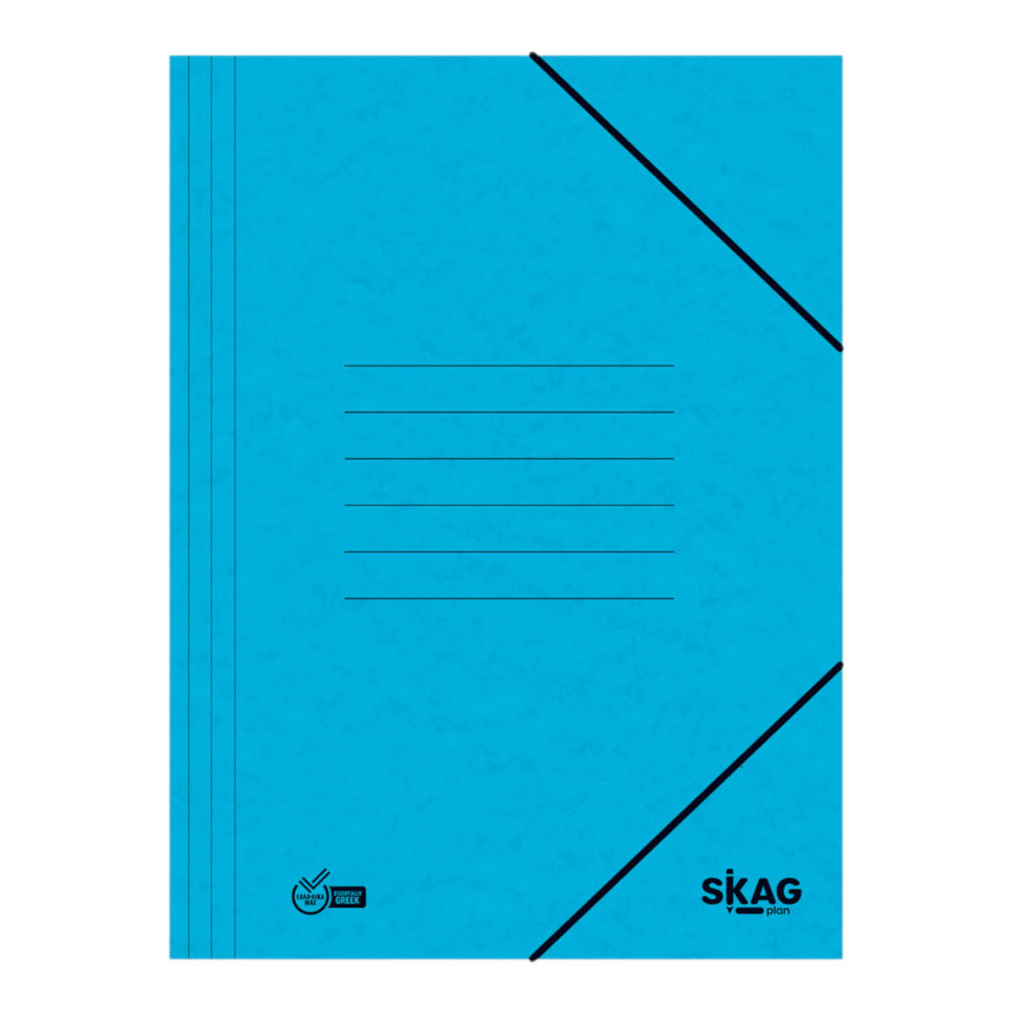 Φάκελος Πρεσπάν Skag (Systems) A4 (25Χ35cm) με Λάστιχο και Αυτιά Fancy χρώματα