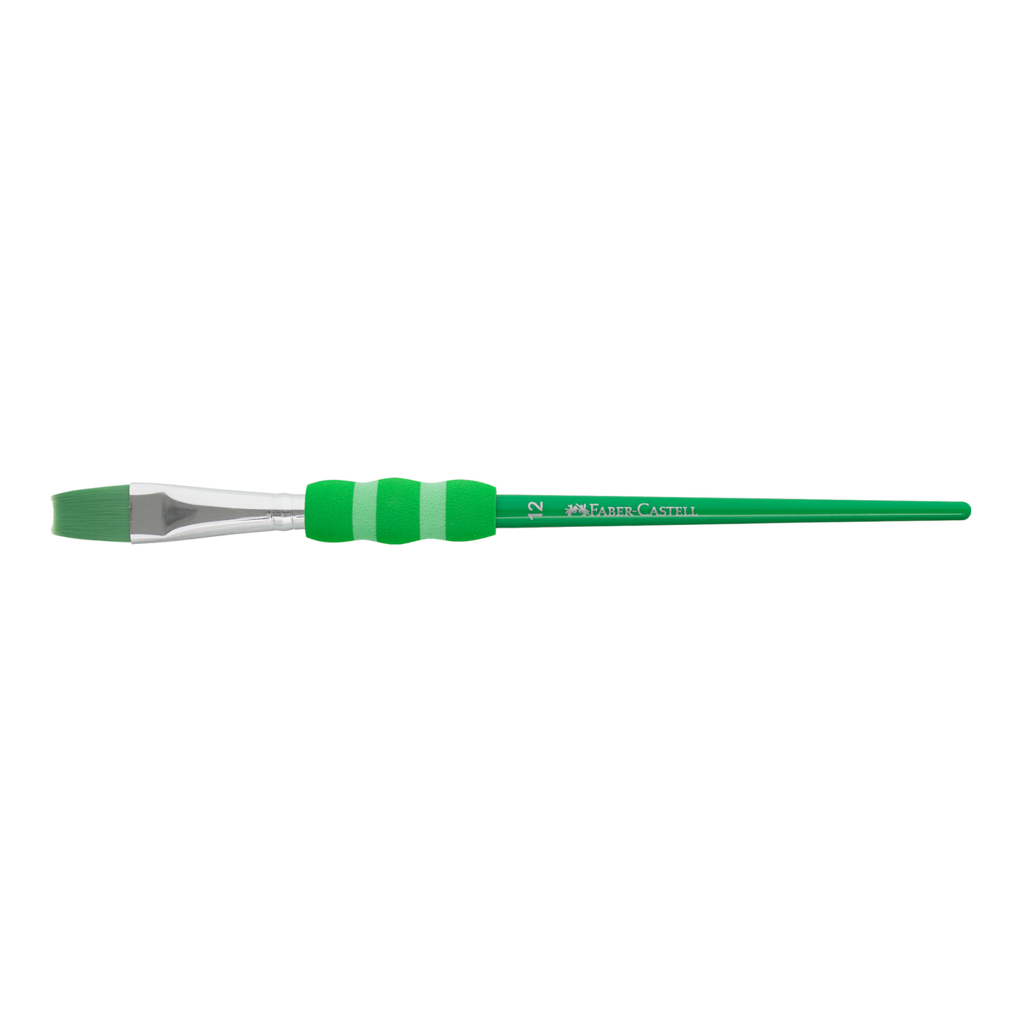 Σετ 4 πινέλων Faber-Castell σε έντονα χρώματα Νο 2, 6, 10 & 12