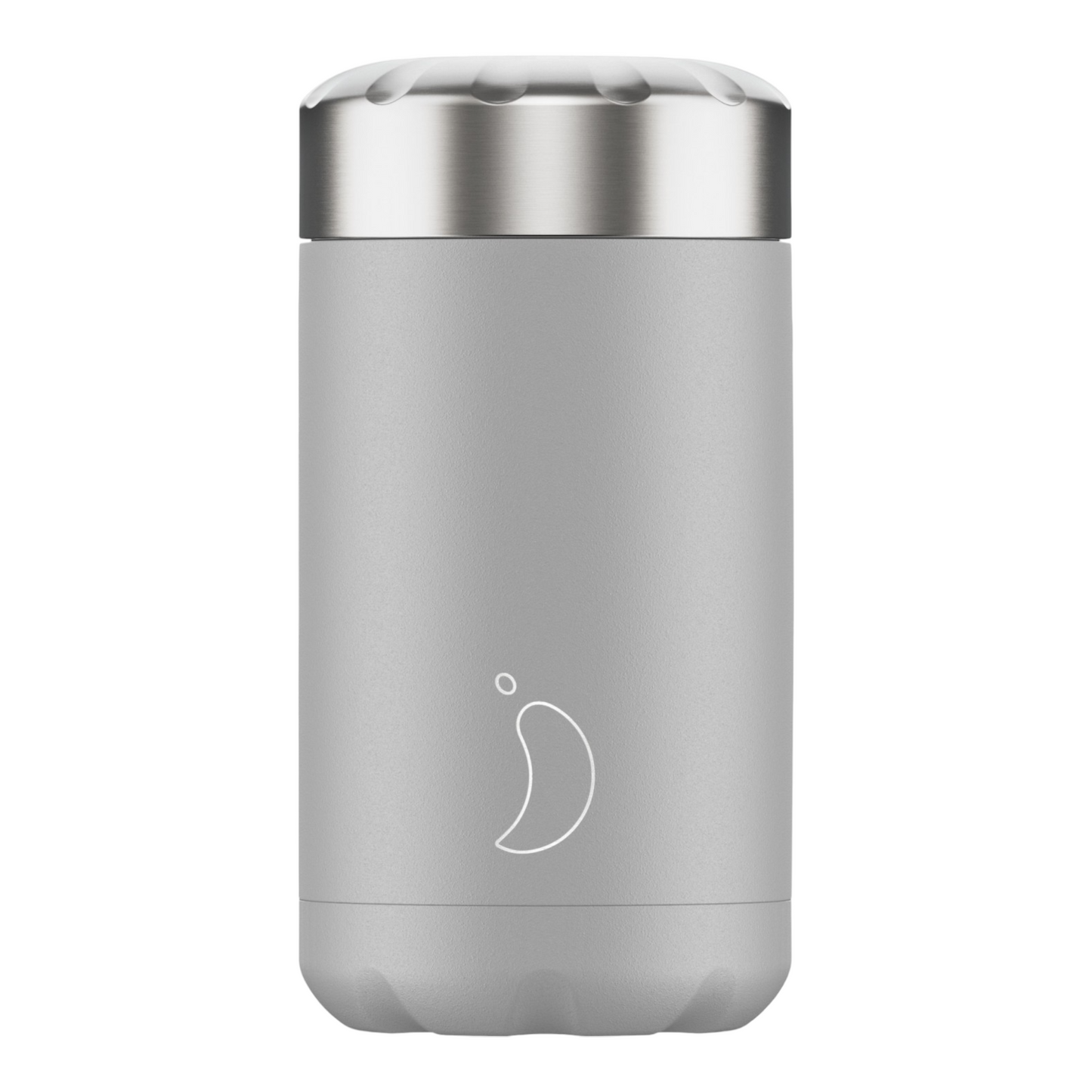 Θερμός φαγητού Chilly's Food Pot Grey 500ml