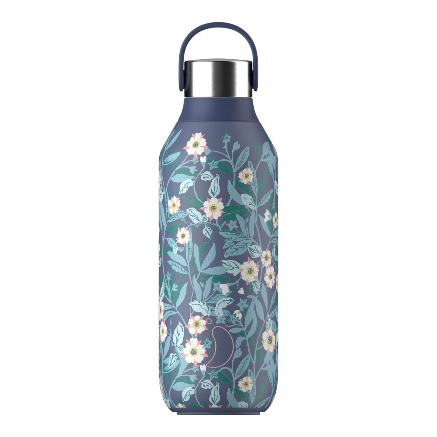 Μπουκάλι Θερμός Chilly's Series 2 Liberty Brighton Blossom Whale Blue 500ml