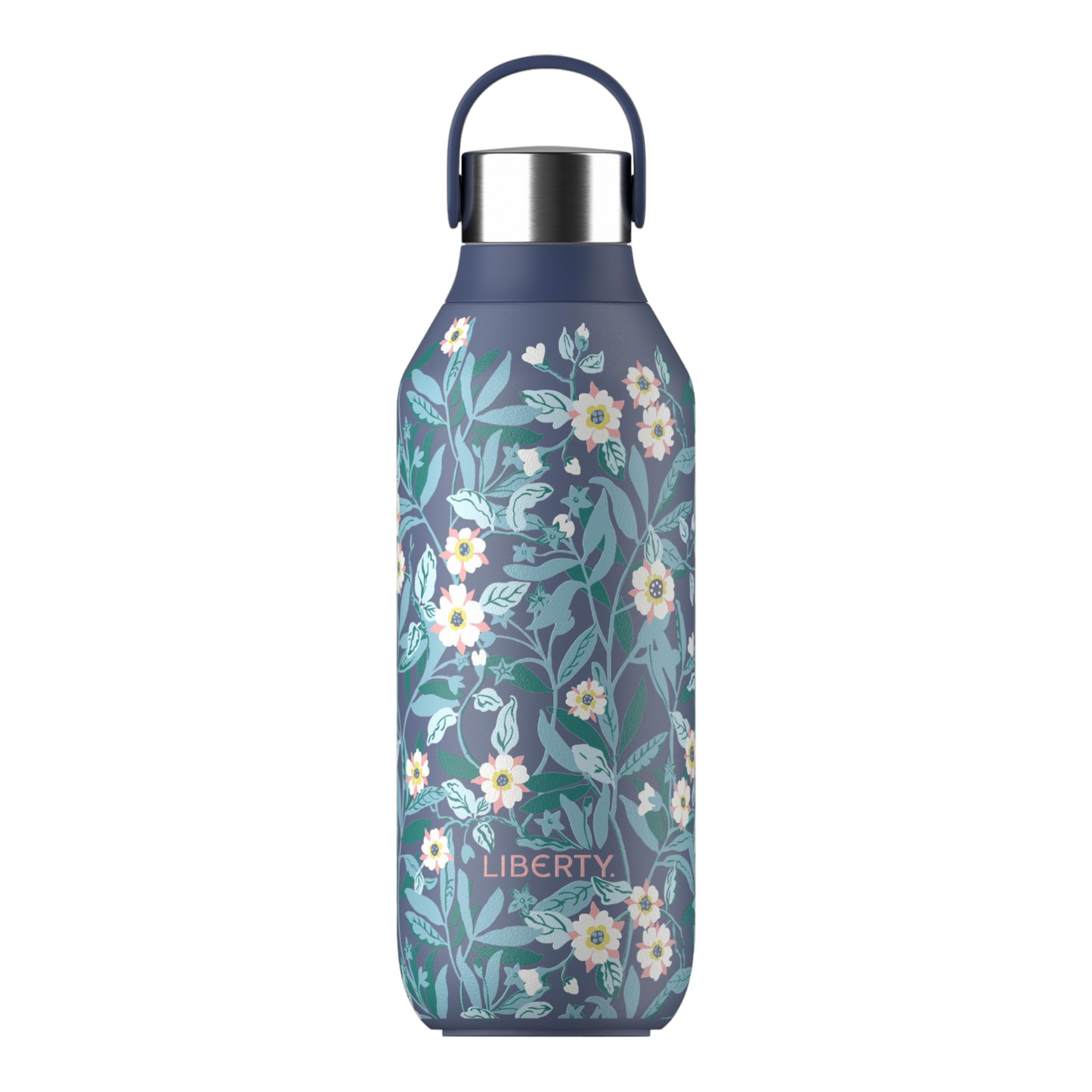 Μπουκάλι Θερμός Chilly's Series 2 Liberty Brighton Blossom Whale Blue 500ml