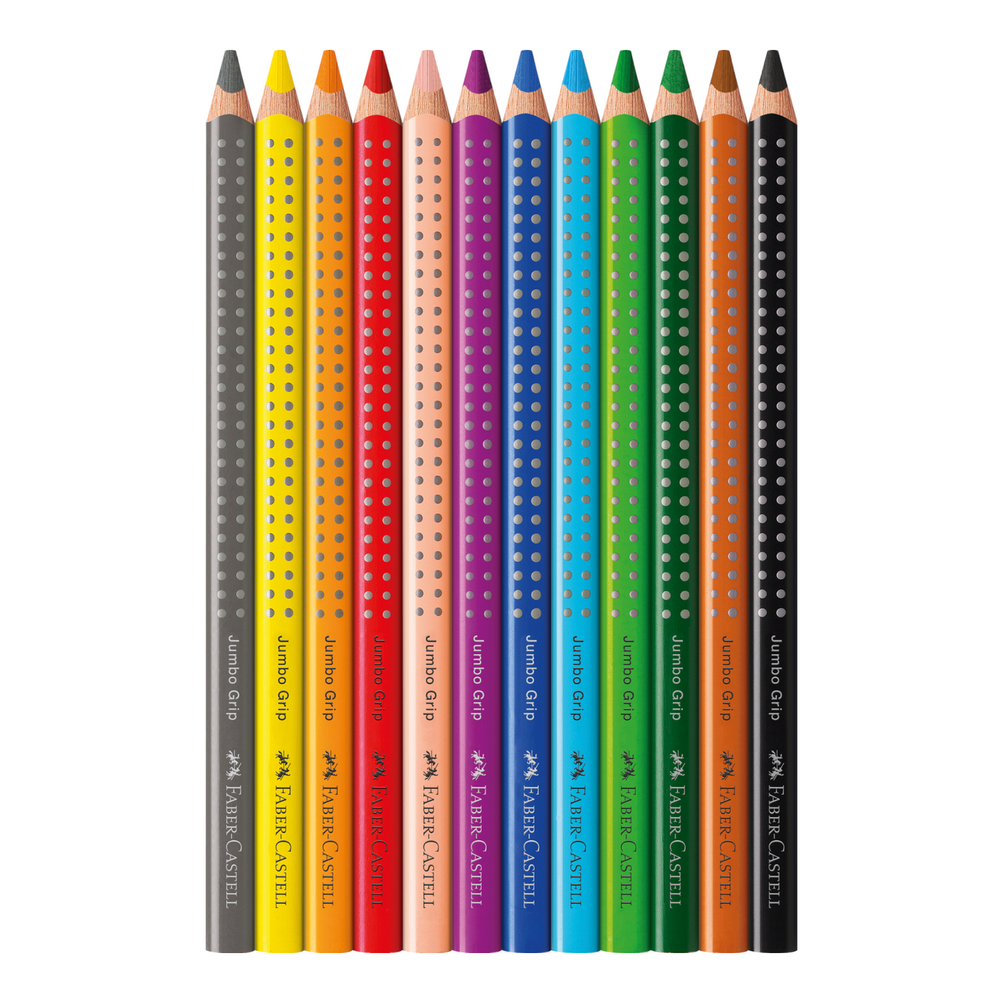 Ξυλομπογιές Faber-Castell Jumbo Grip 12τεμ.