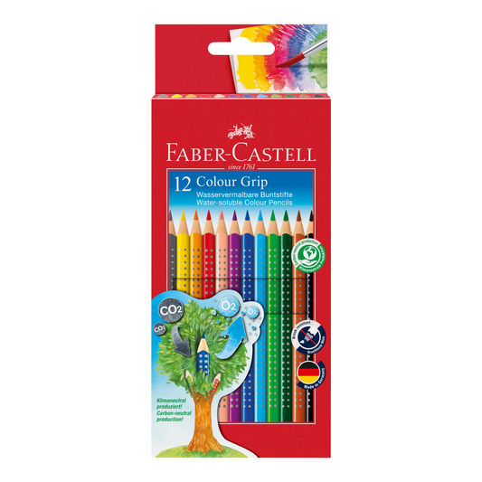 Ξυλομπογιές Faber-Castell Grip 12τεμ.