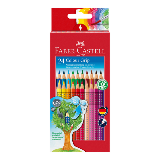 Ξυλομπογιές Faber-Castell Grip 24τεμ.