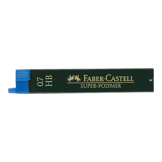 Μύτες Μολυβιού Faber-Castell Super Polymer Πάχους 0.7mm Τύπου HB 12 τεμ.