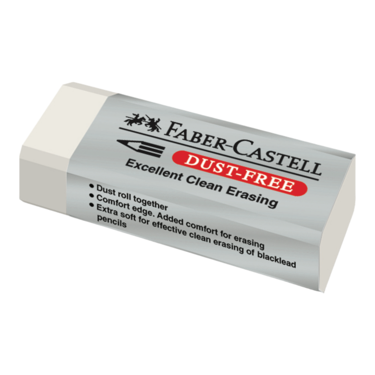 Γόμα Faber-Castell Dust Free Λευκή