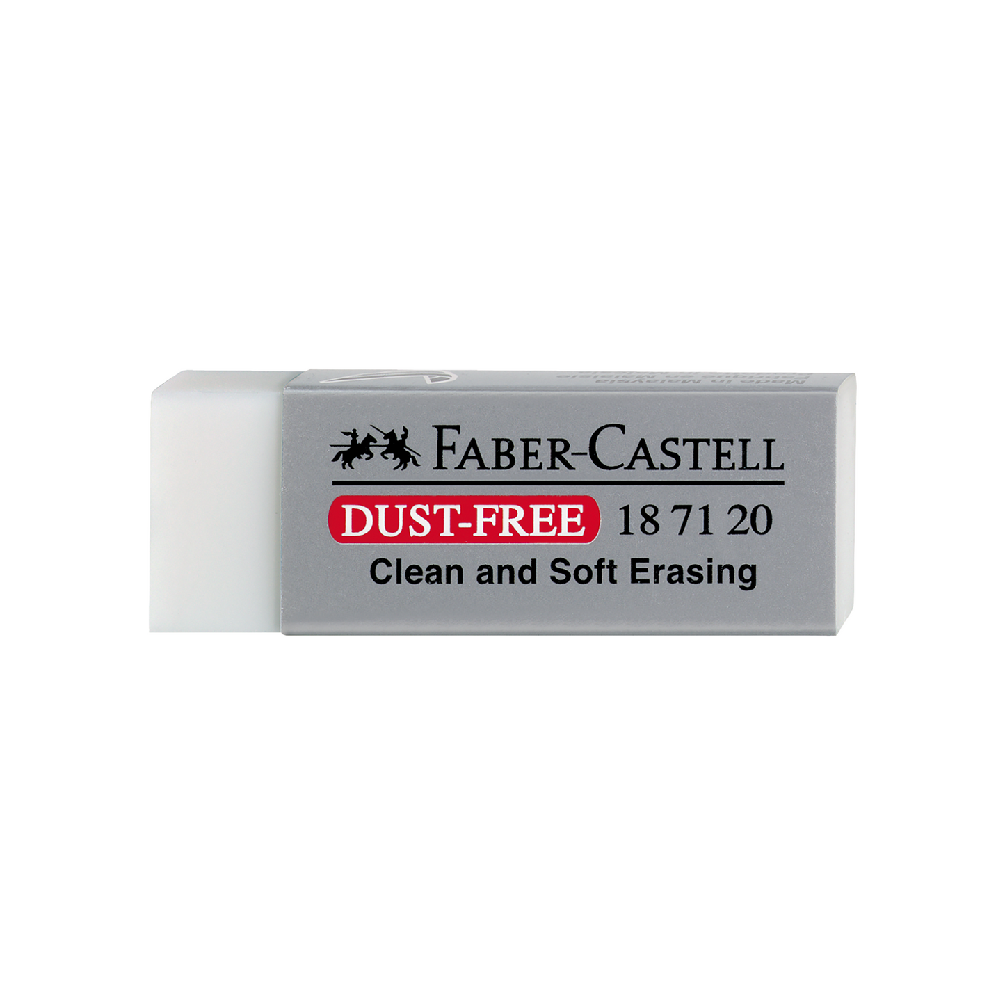 Γόμα Faber-Castell Dust Free Λευκή