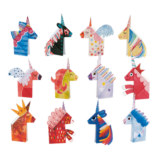 Easy Origami Ludattica Unicorns