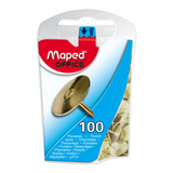 Πινέζες Χρυσές Maped 10mm (100τεμ.)