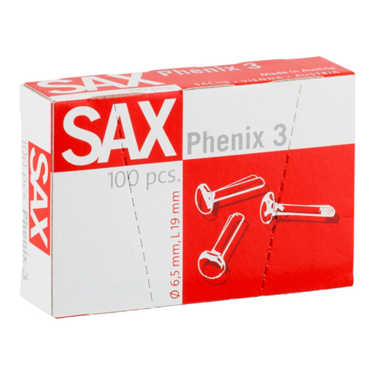 Διπλόκαρφα Sax Phenix No3 19mm 100τεμ.