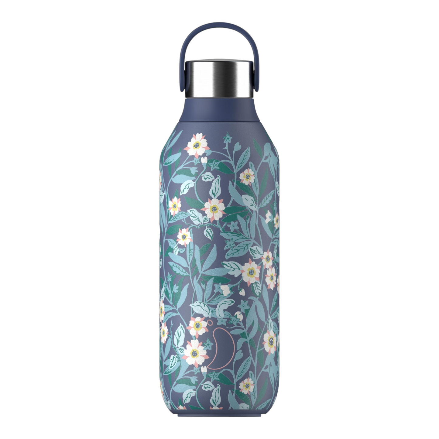 Μπουκάλι Θερμός Chilly's Series 2 Liberty Brighton Blossom Whale Blue  500ml