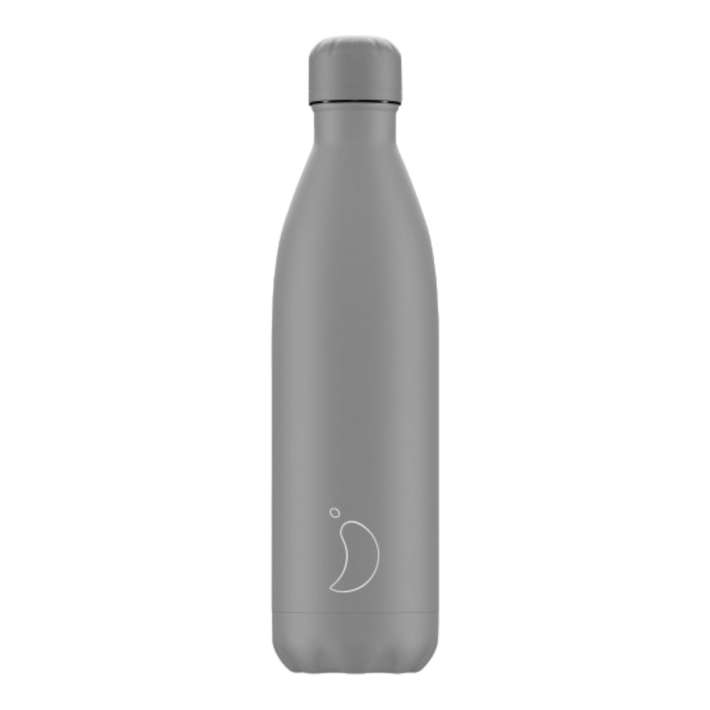 Μπουκάλι Θερμός Chilly's All Matte Grey 750ml