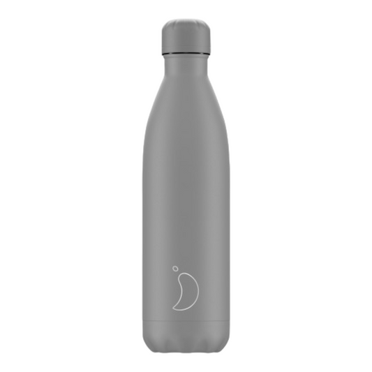 Μπουκάλι Θερμός Chilly's All Matte Grey 750ml