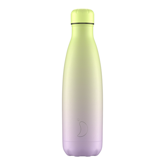 Μπουκάλι Θερμός Chilly's Gradient Lime Lilac 500ml