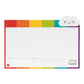 Εβδομαδιαίο Planner γραφείου Smart Week Rainbow