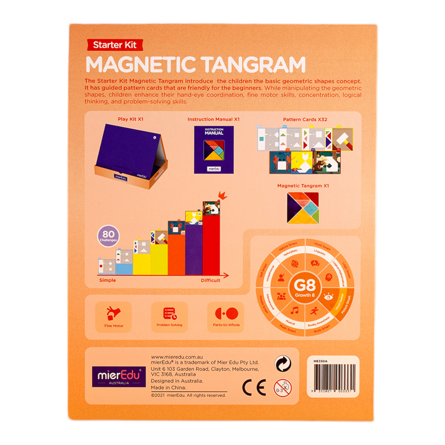 Μαγνητικό Tangram Starter Kit MierEdu