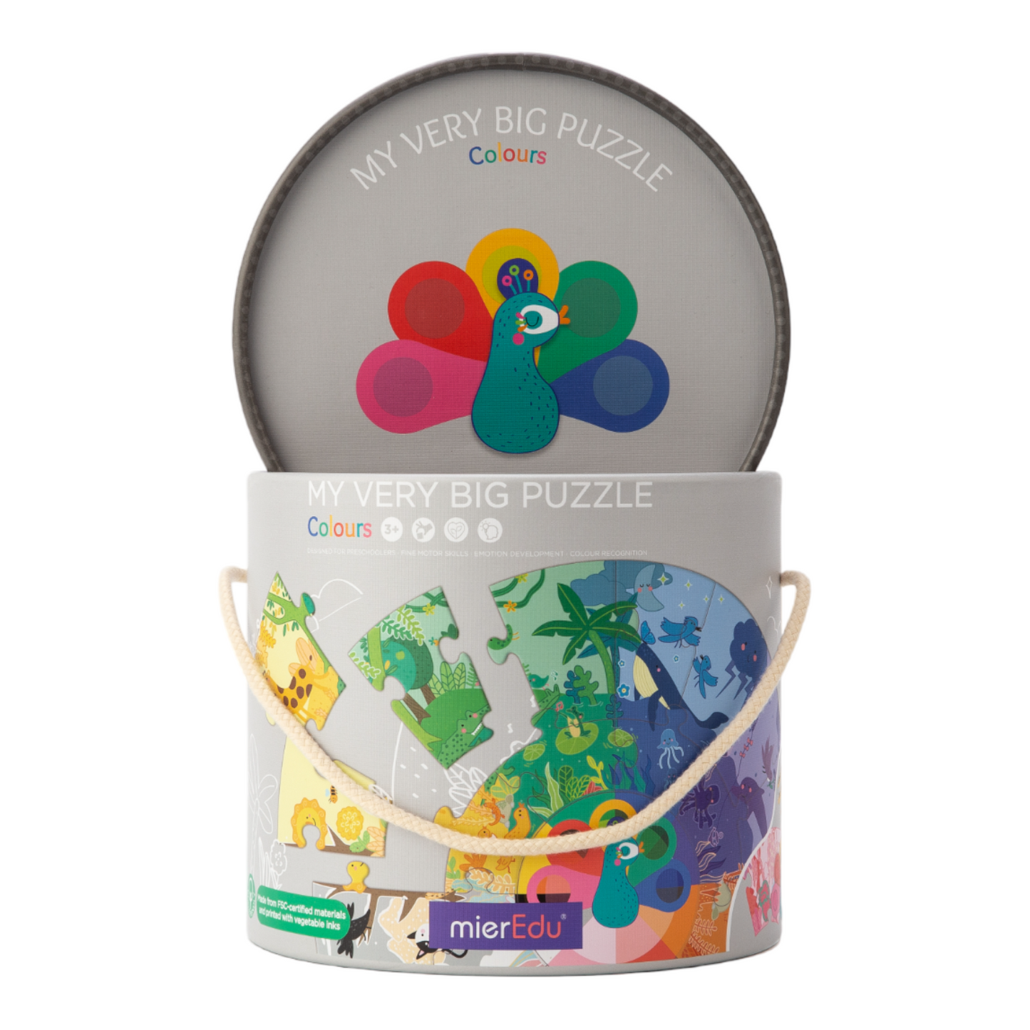 Μεγάλο Puzzle of Colors MierEdu