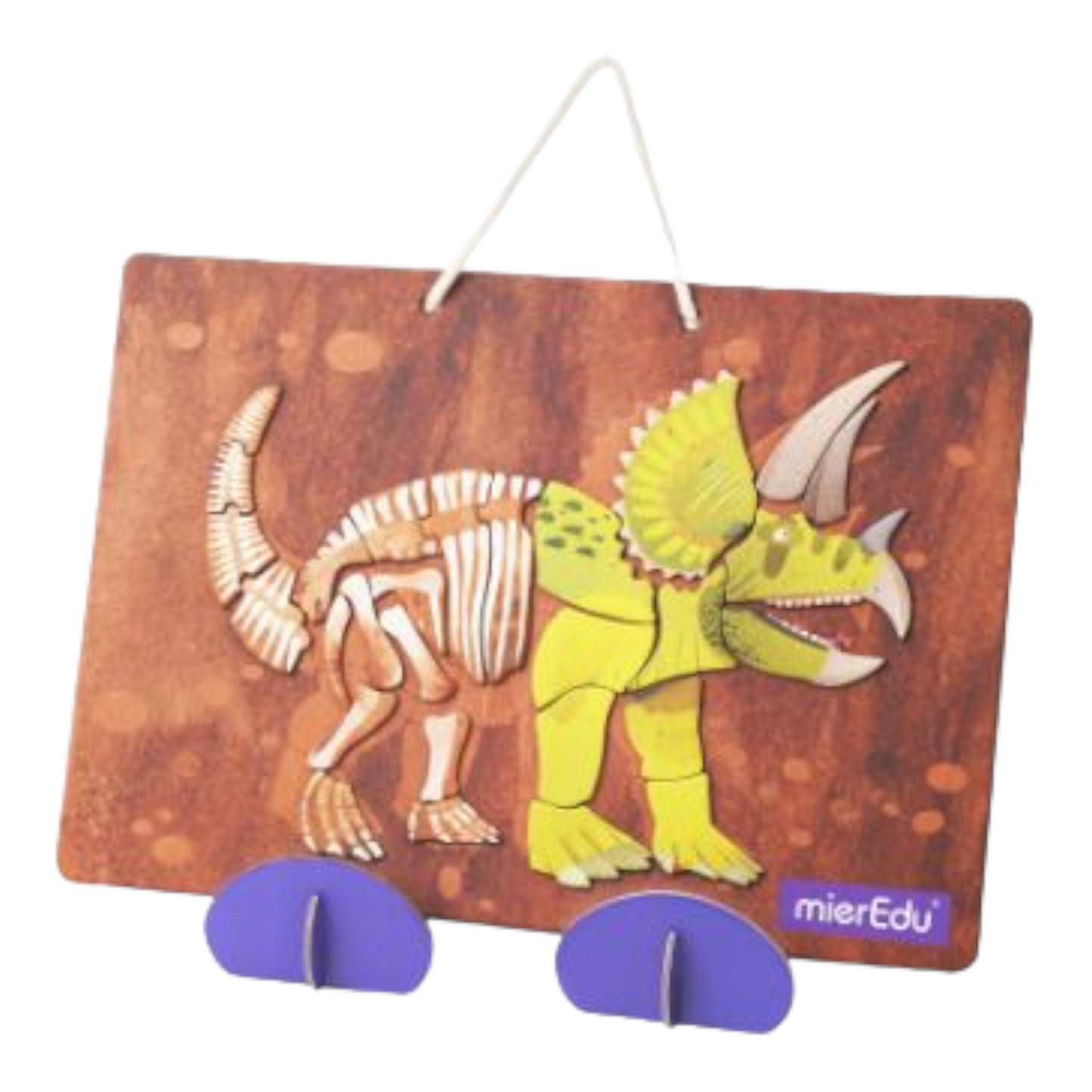 Μαγνητικό Παζλ Triceratops MierEdu