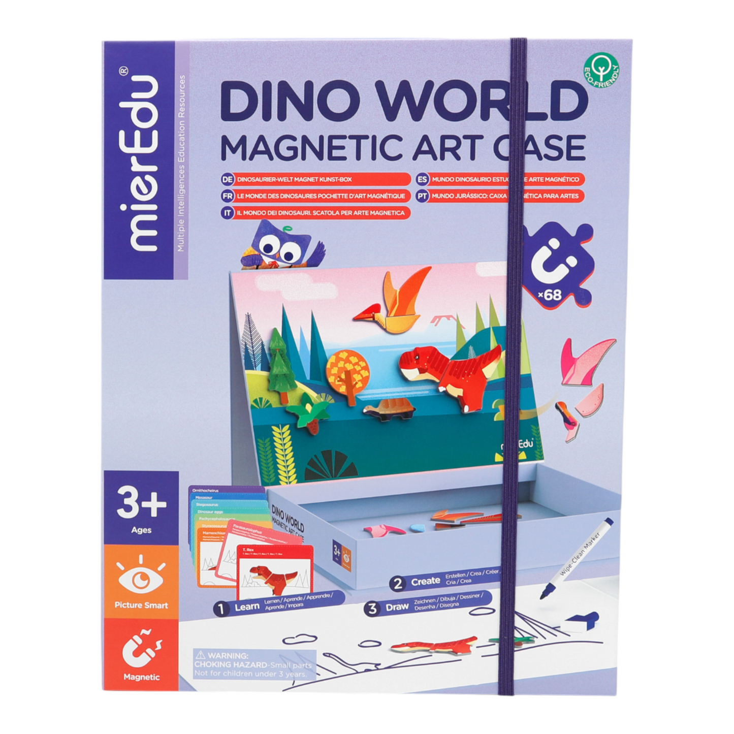 Μαγνητικό Εκπαιδευτικό Σετ Dino World MierEdu