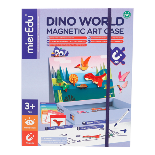 Μαγνητικό Εκπαιδευτικό Σετ Dino World MierEdu